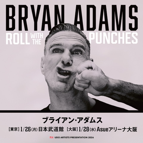 ライブレポート】Bryan Adams“Roll With The Punches” Japan 2026