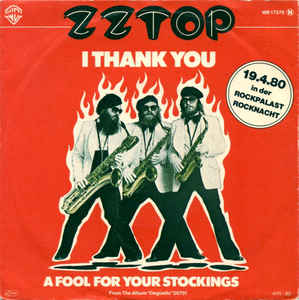 I Thank You / アイ・サンキュー（ZZ Top）1980 : 洋楽和訳