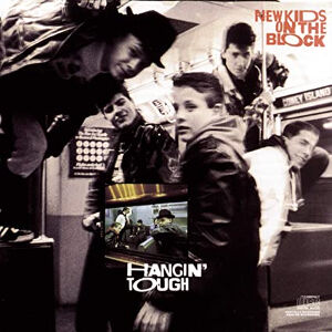 ニュー・キッズ・オン・ザ・ブロック　1990年 USA製 ラグ Hangin' Tough / NEW KIDS、ストリート・タフ宣言 （NKOTB / ニュー