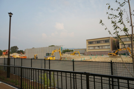 枚方茨木線歩道設置工事130815-28