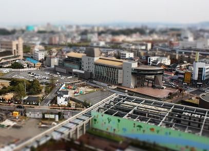 120126枚方市関西医大病院からジオラマb