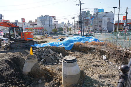 禁野の道路140129-4