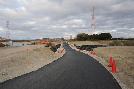 淀川サイクリングロード140105-19