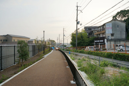 枚方茨木線歩道設置工事130815-32