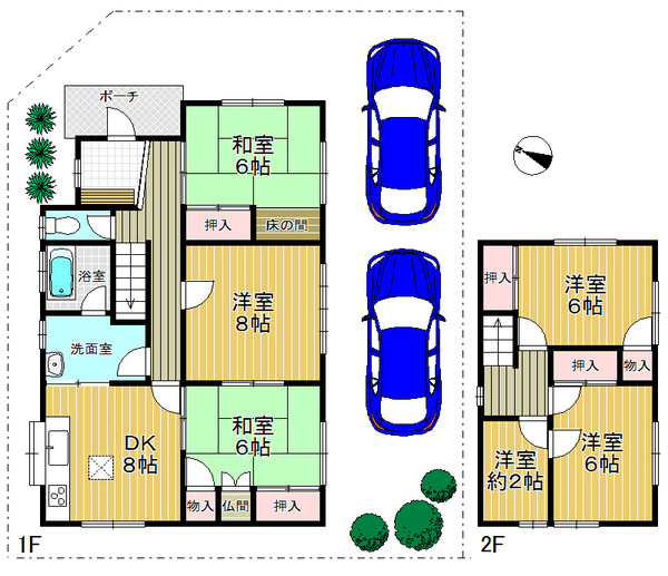高野道間取り図