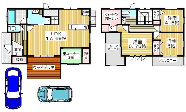 津田南町2丁目間取り図