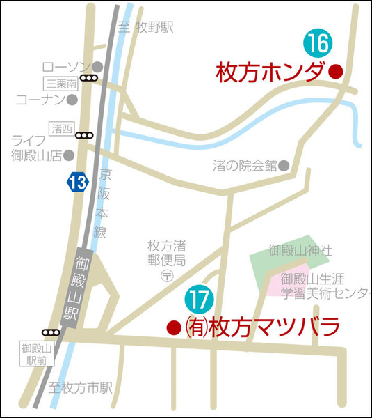 御殿山マップ