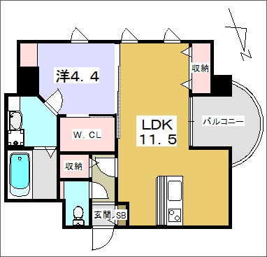 Aタイプ間取り