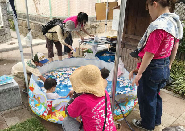 水あそび