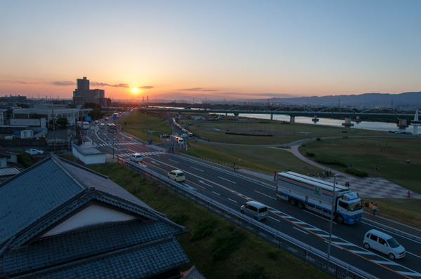 鍵屋別館夕焼け-1