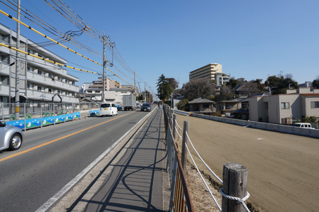 禁野の道路140129-9