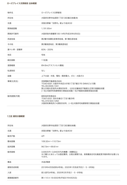 物件概要