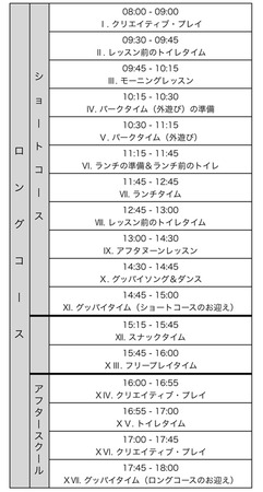 スケジュール