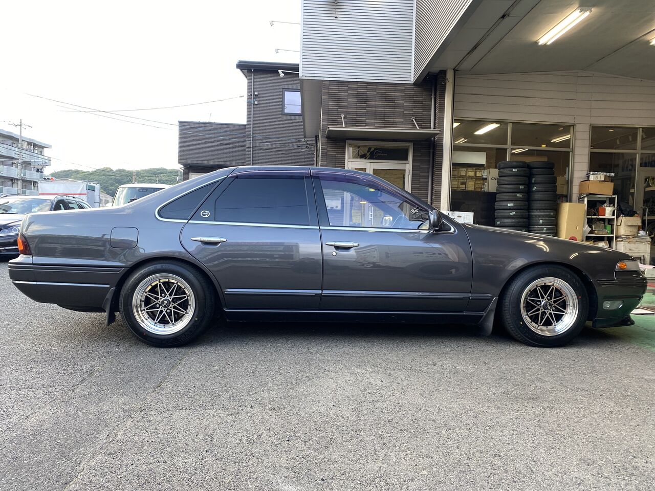 A31セフィーロにワーク製エクイップ03装着 : 平山タイヤサービス＊店長