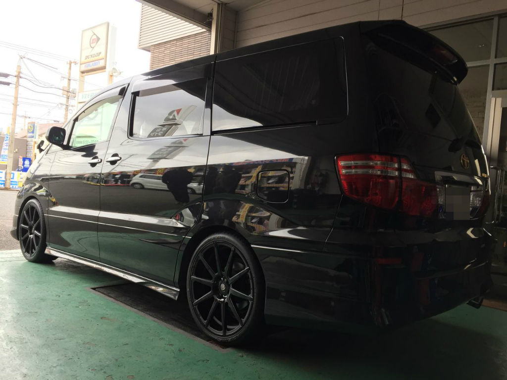 10系アルファードにクリムソンホイール20インチ装着 : 平山タイヤ  