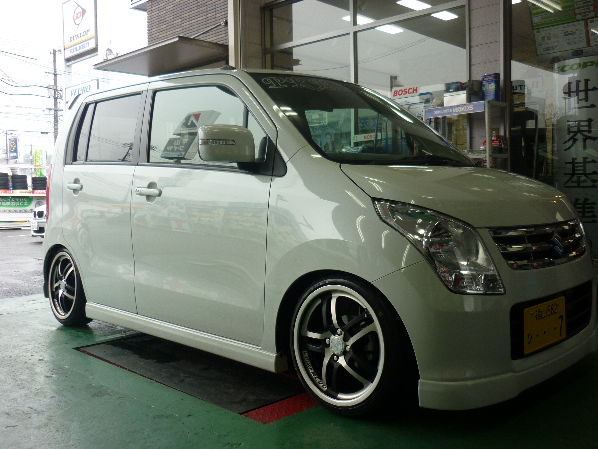 MH23SワゴンRにカールソン16インチ装着 « 平山タイヤサービス＊店長の独り言＊