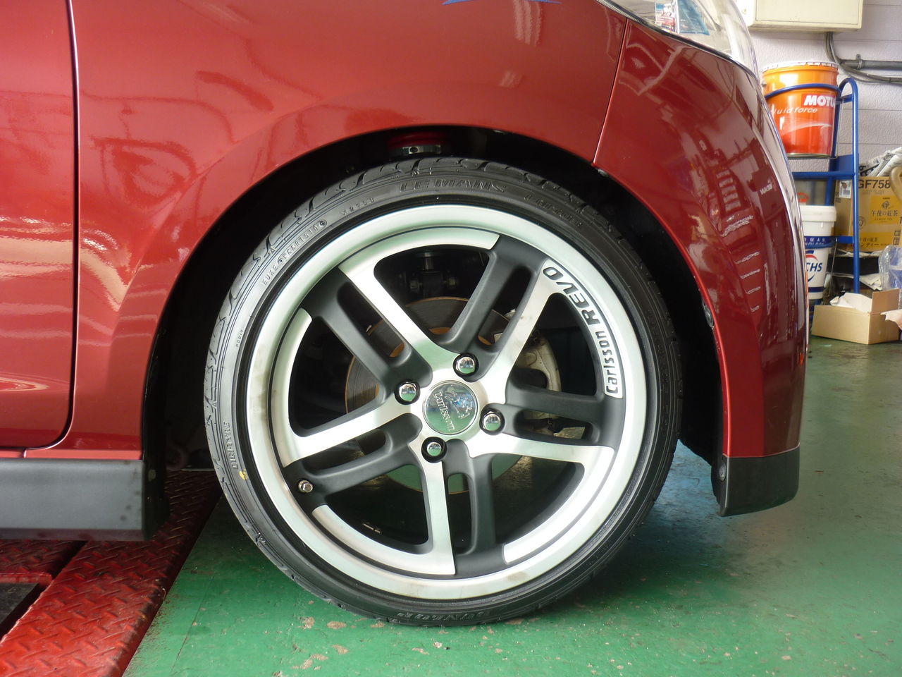 L405S ダイハツ ソニカにカールソン16インチ装着 : 平山タイヤ 