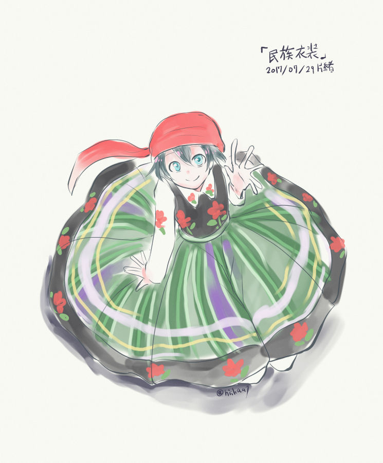 一日一絵 138 民族衣装 ワンドロ 餡味庵ブログ 一日一絵 138 民族衣装 ワンドロ 餡味庵ブログ