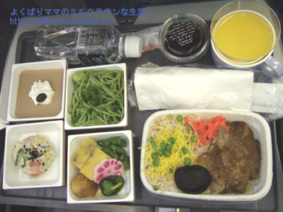 帰り機内食1