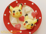 バレンタインピカチュウケーキ