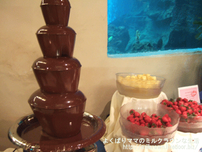 チョコレートファウンテン