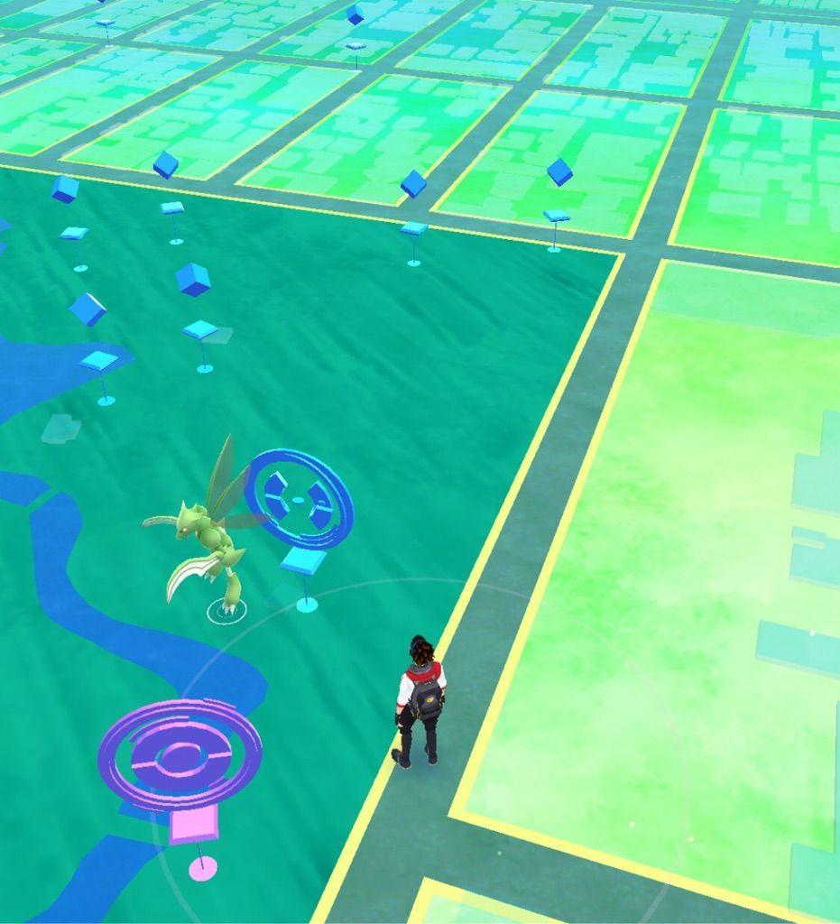 ポケモンgo 塀の外から 六義園のストライクの巣を狙う Hiro田のblog