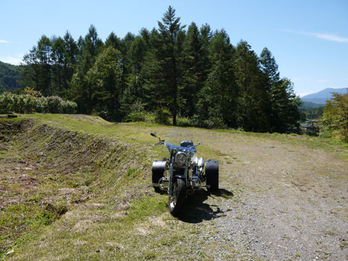 ブルーベリー狩りツーリング 開田高原 車とバイクとトライクと