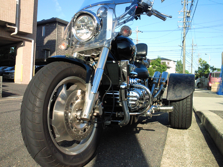 開田高原 ブルーベリー狩りツーリング 車とバイクとトライクと