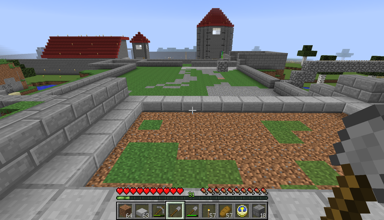 本拠地に駅を作る Part2 Hiroのマインクラフト日記 Pcver1 8