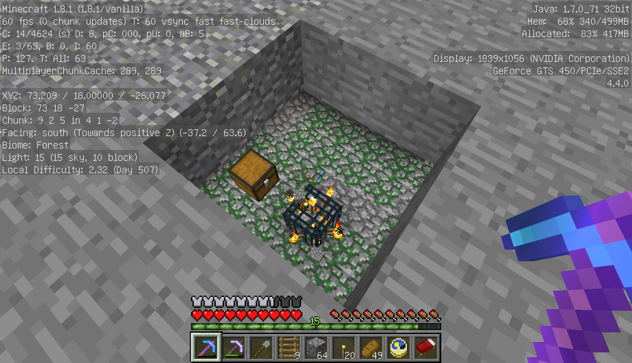 経験値トラップ Hiroのマインクラフト日記 Pcver1 8 経験値トラップ Hiroのマインクラフト日記 Pcver1 8