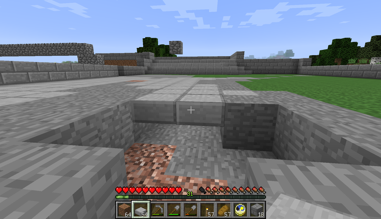 本拠地に駅を作る Part2 Hiroのマインクラフト日記 Pcver1 8