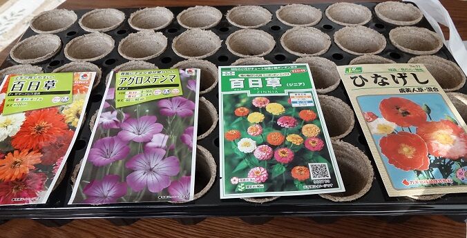 種を買う Hirobouの田舎暮らし