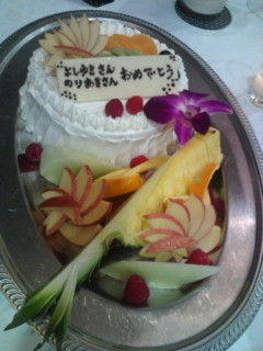 ぼくヒロエモン お寿司屋さんでケーキ