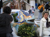 グエル公園のトカゲ