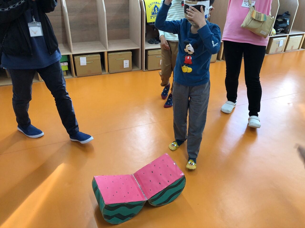 スイカ割りゲーム ひろか教室
