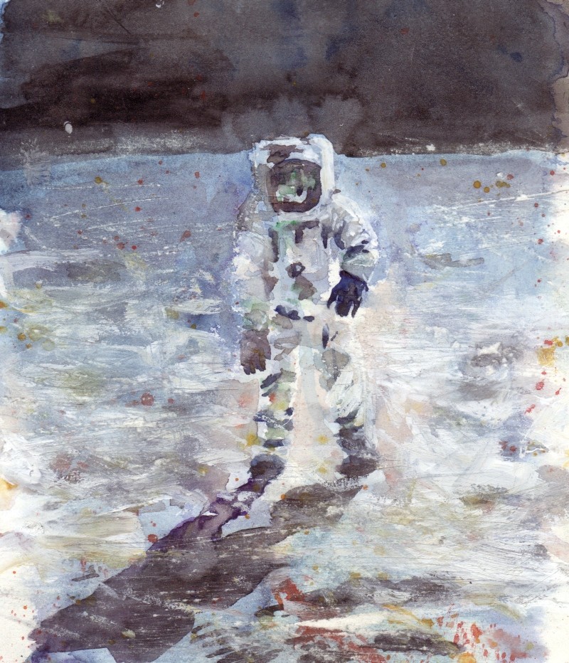 宇宙飛行士 : 夢色彩々―水彩画、スケッチ帳