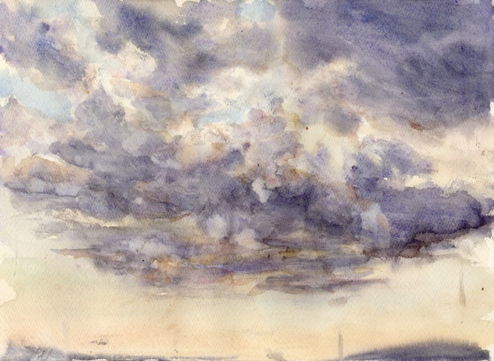 雨上がりの空 夢色彩々 水彩画 スケッチ帳 雨上がりの空 夢色彩々 水彩画 スケッチ帳