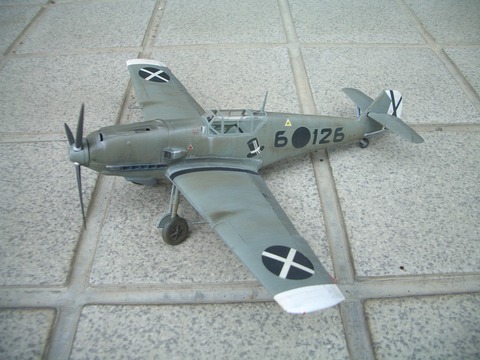 1140 1:48 コンドル軍団 コンドル軍団のBf109 2機種を作りました！ : 模型の煮物