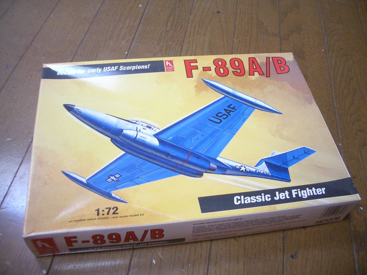 本格的エアブラシに挑戦したF-89Aと筆塗りのF-89B！ : 模型の煮物