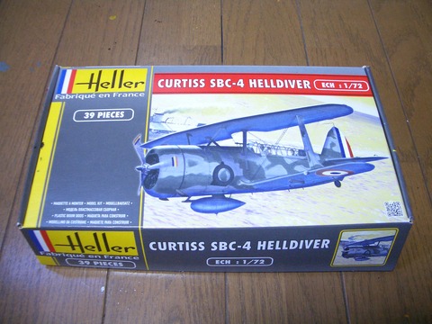 SBC-4 ヘルダイバー 連載蛇の目（No.24）カーチスSBC-4ヘルダイバー（エレール1/72