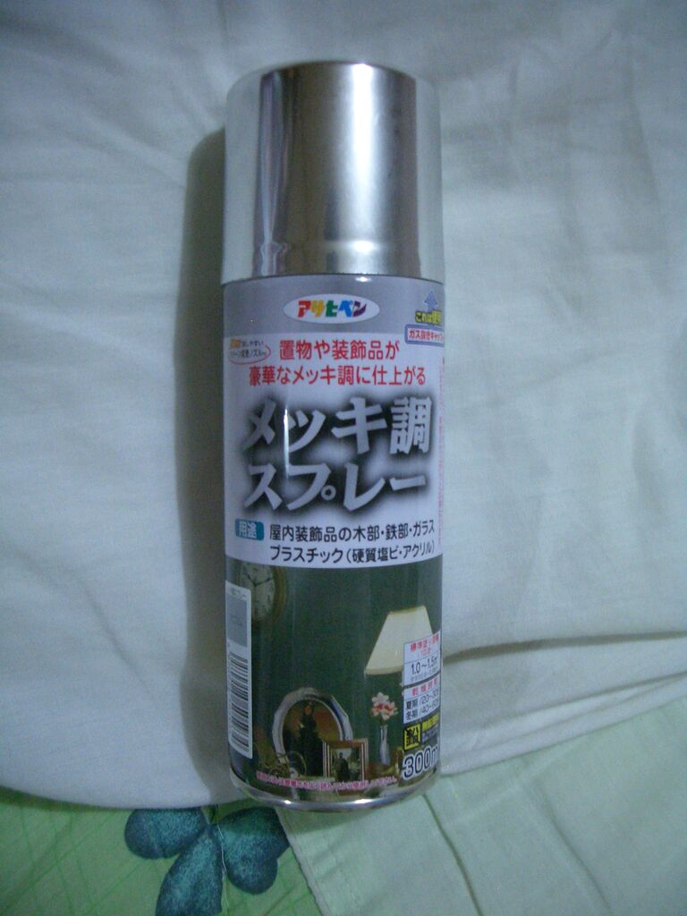 メッキスプレーを導入してみました 模型の煮物