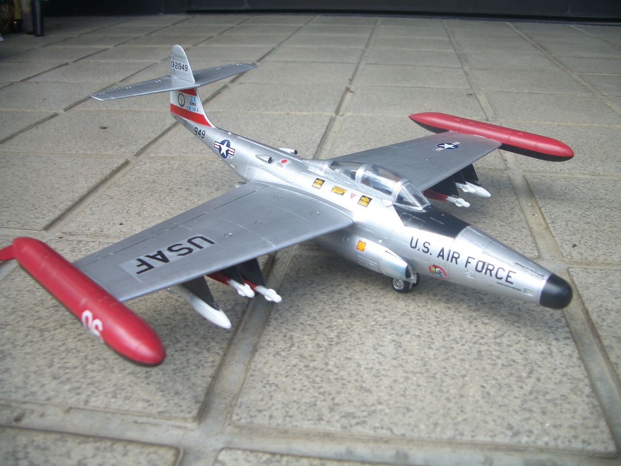 スコーピオン　飛行機　模型動 F-89D スコーピオン (タカラレベル 1/79)＞ 飛行機プラモデル