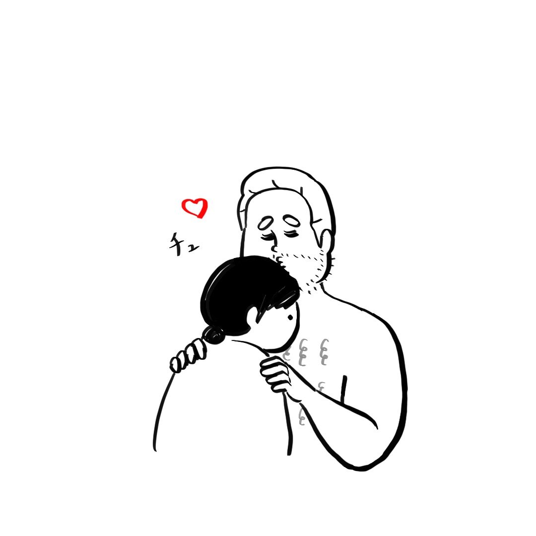 頭にキスすると胸毛を失う仕組み ころころフランス人の優しい世界