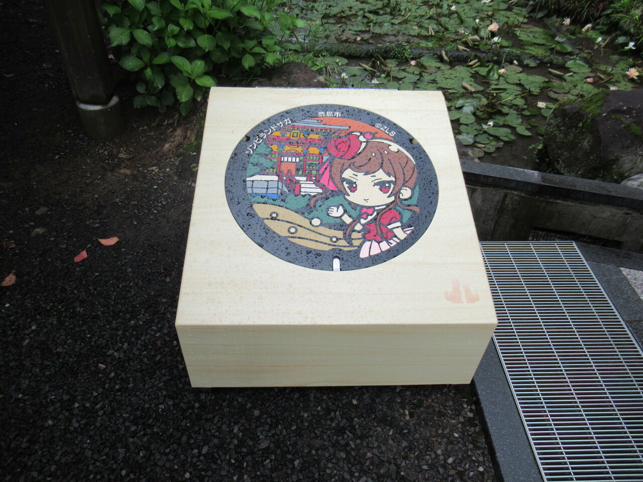 祐徳稲荷神社にゾンビランドサガのマンホール ひろちゃんの玉手箱 肥前鹿島だより