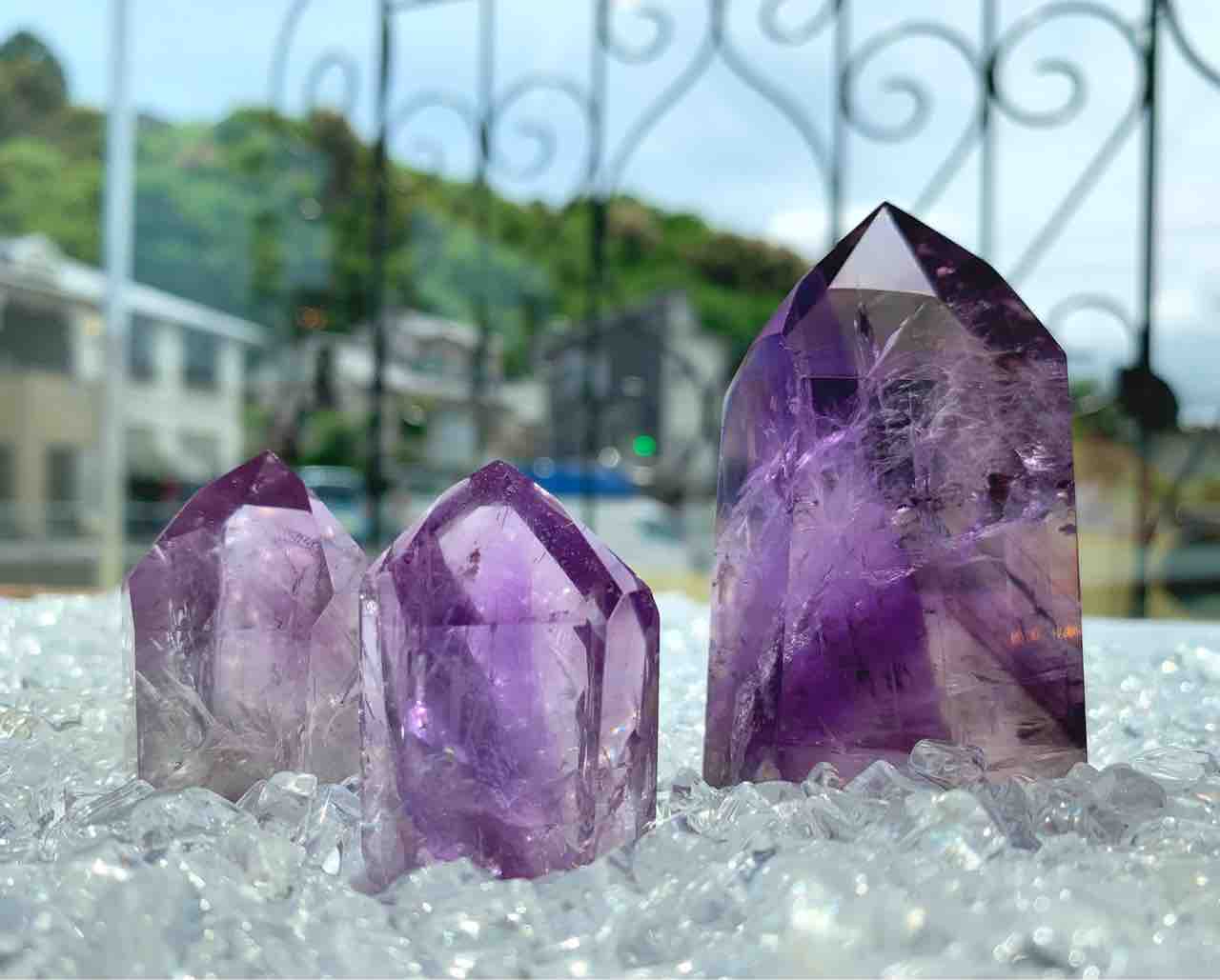 バイーア産アメジストポイント : とある石屋の日常生活