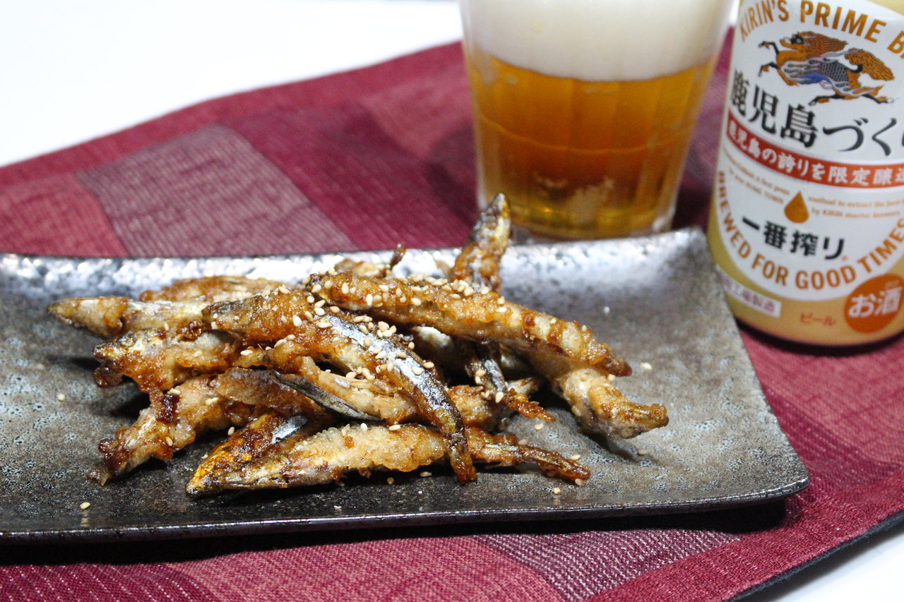 365日レシピno 157 きびなごの甘辛揚げ かごっまおごじょ 西ひろみ のお気楽日記