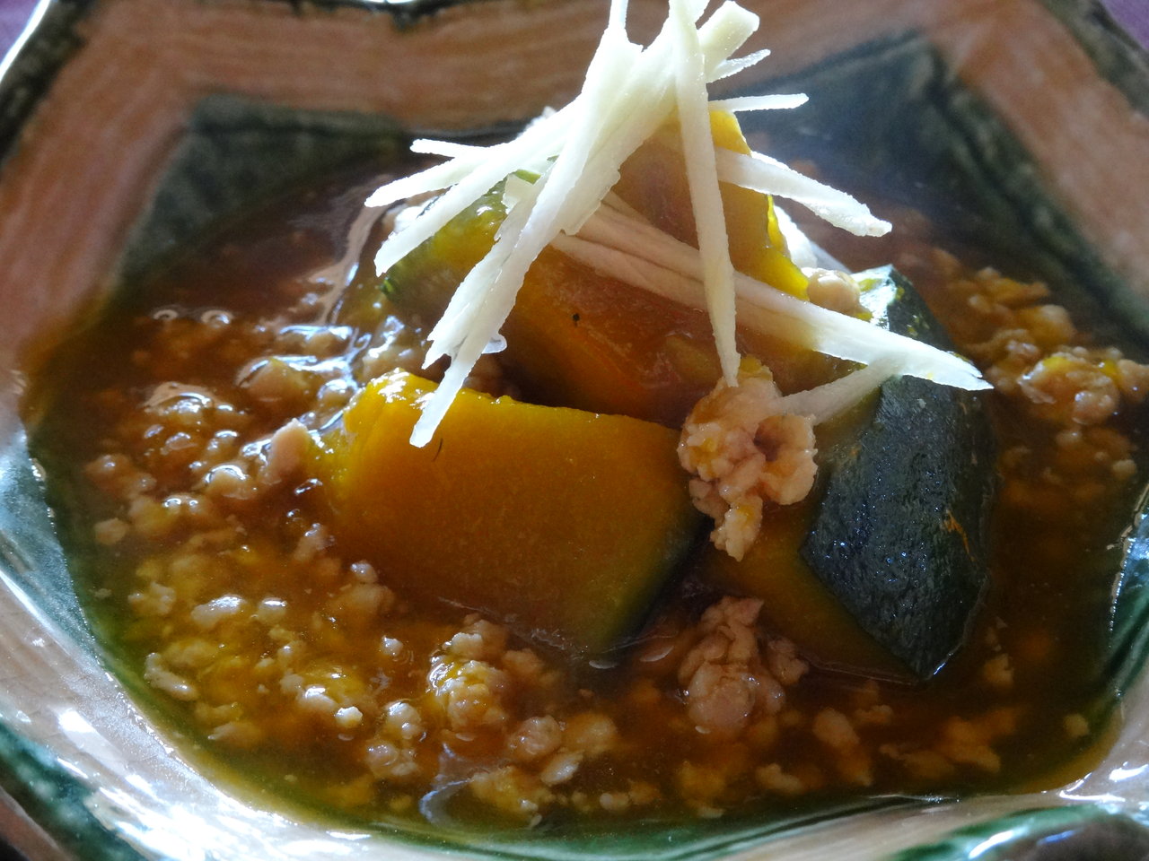 ３６５日おつまみレシピno １９１ かぼちゃのそぼろ煮 かごっまおごじょ 西ひろみ のお気楽日記