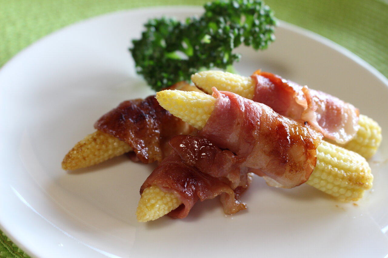 365日弁当レシピno 165 ベビーコーンのベーコン巻き かごっまおごじょ 西ひろみ のお気楽日記