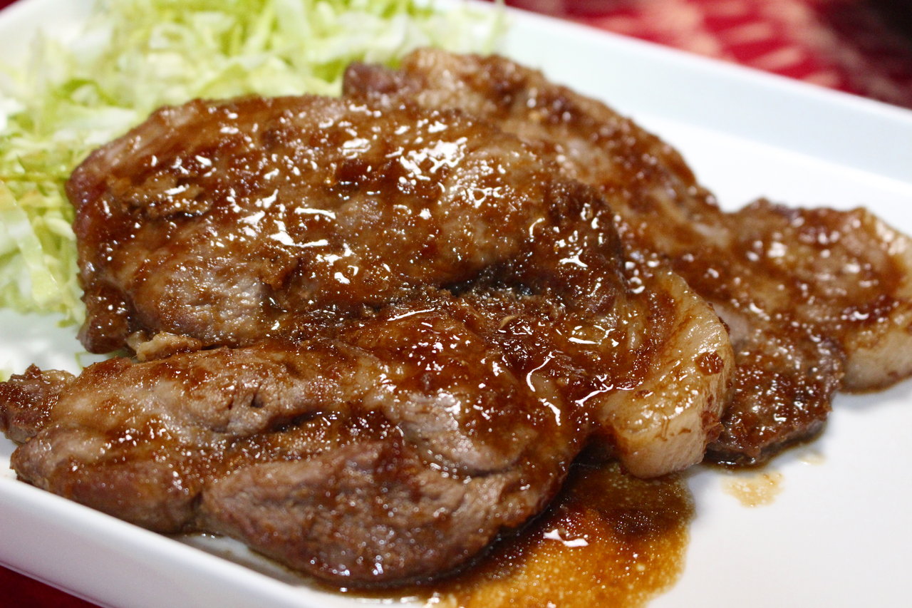 365日レシピNo.312「豚の生姜焼き」 : かごっまおごじょ（西ひろみ