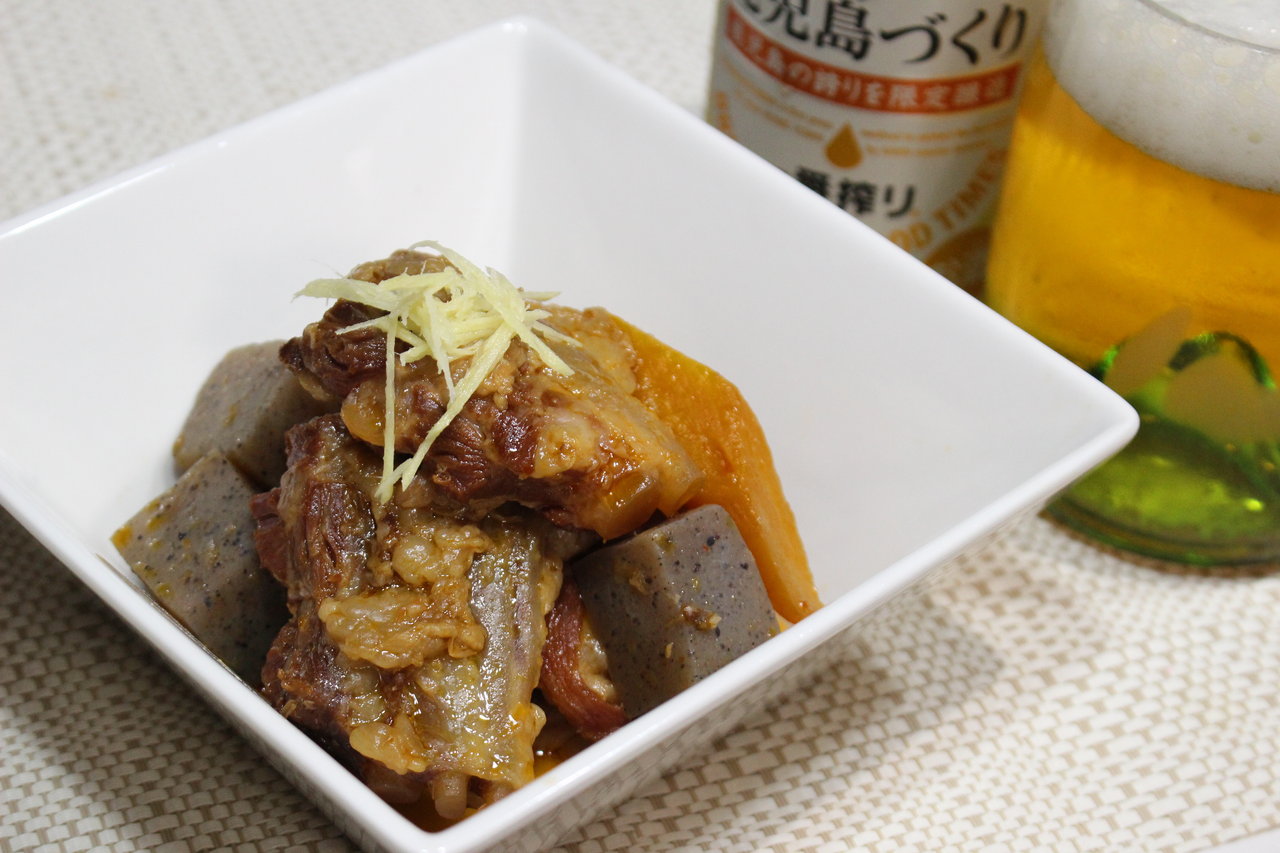 365日レシピno160 黒豚軟骨のピリ辛煮 かごっまおごじょ 西ひろみ のお気楽日記